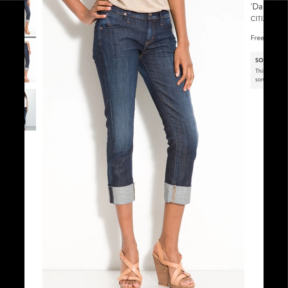Citizens of Humanity Dani cropped straight leg